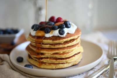 Pancakes ai mirtilli